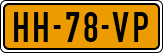 License plate of the Netherlands, Cars