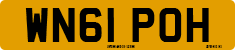 License plate of the United Kingdom, 2001 year system