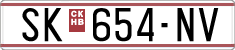 License plate of North Macedonia, Regular plates (1993)