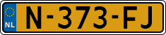 License plate of the Netherlands, Cars