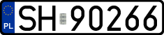 License plates of Poland, Regular car plates