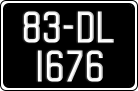 License plate of Ireland, Regular plates