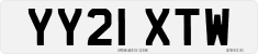 License plate of the United Kingdom, 2001 year system