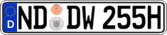 German license plate, Plates for oldtimers (type 