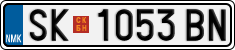 License plate of North Macedonia, Regular plates (2012)