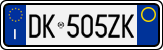 License plate of Italy, Cars (1994 year series)