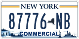 New York, Specialty plates (12345-AB)