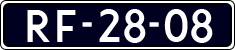 License plate of the Netherlands, Commercial Vehicles (1951-1994 system)