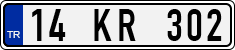 License plate of Turkey, Regular plates