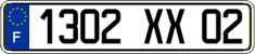 French license plate, FNI