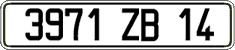 French license plate, FNI