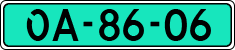 License plate of the Netherlands, Dealer (Trailers)