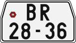 License plate of the Czech Republic, Motorcycles (1960)