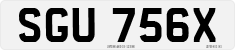 License plate of the United Kingdom, 1963 year system