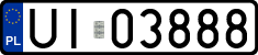 License plates of Poland, Military