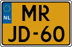 License plate of the Netherlands, Motorcycles