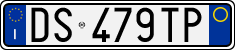 License plate of Italy, Cars (1994 year series)