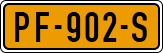 License plate of the Netherlands, Cars