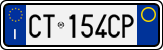 License plate of Italy, Cars (1994 year series)