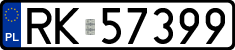 License plates of Poland, Regular car plates