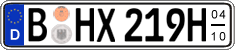 German license plate, Seasonal plates (Oldtimers)