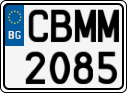 License plate of Bulgaria, Cars