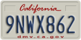 California, Passenger Car (1ABC234)