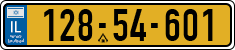 License plate of Israel, Regular plates