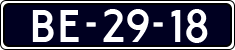 License plate of the Netherlands, Imported oldtimers (commercial vehicles)