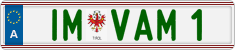 License plate of Austria, Vanity Plates