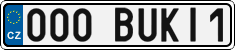 License plate of the Czech Republic, Vanity Plates