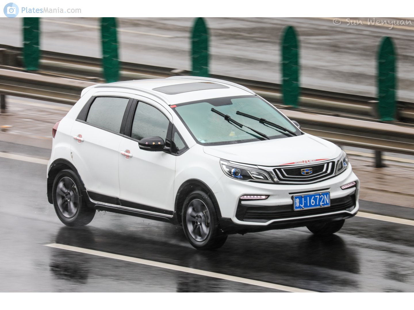 豫J·1672N, Geely Vision (Yuanjing) X3 1st gen Pro (CN-market), facelift, 2021–