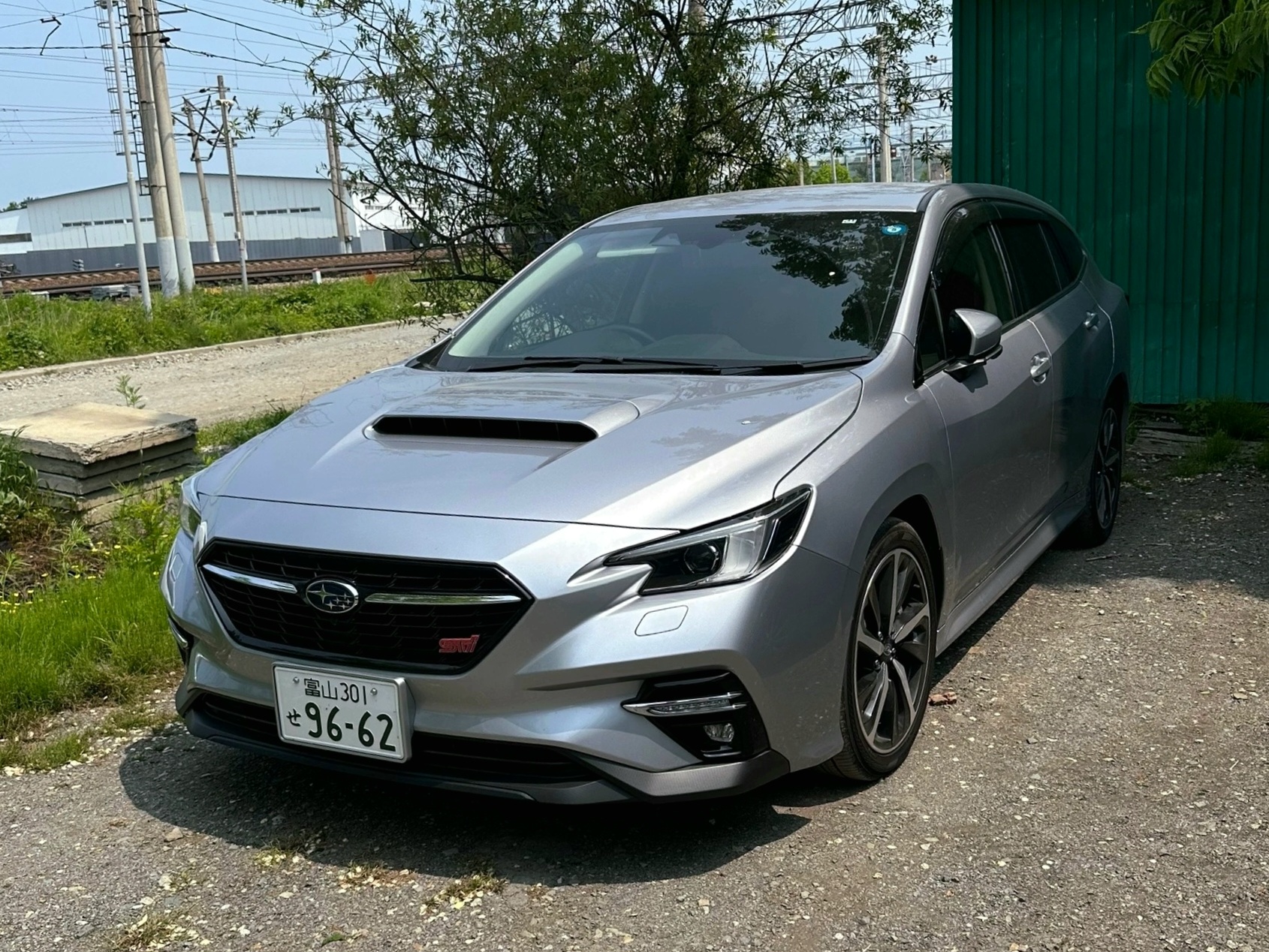 富山 301 せ 9662, License plate without vehicle 