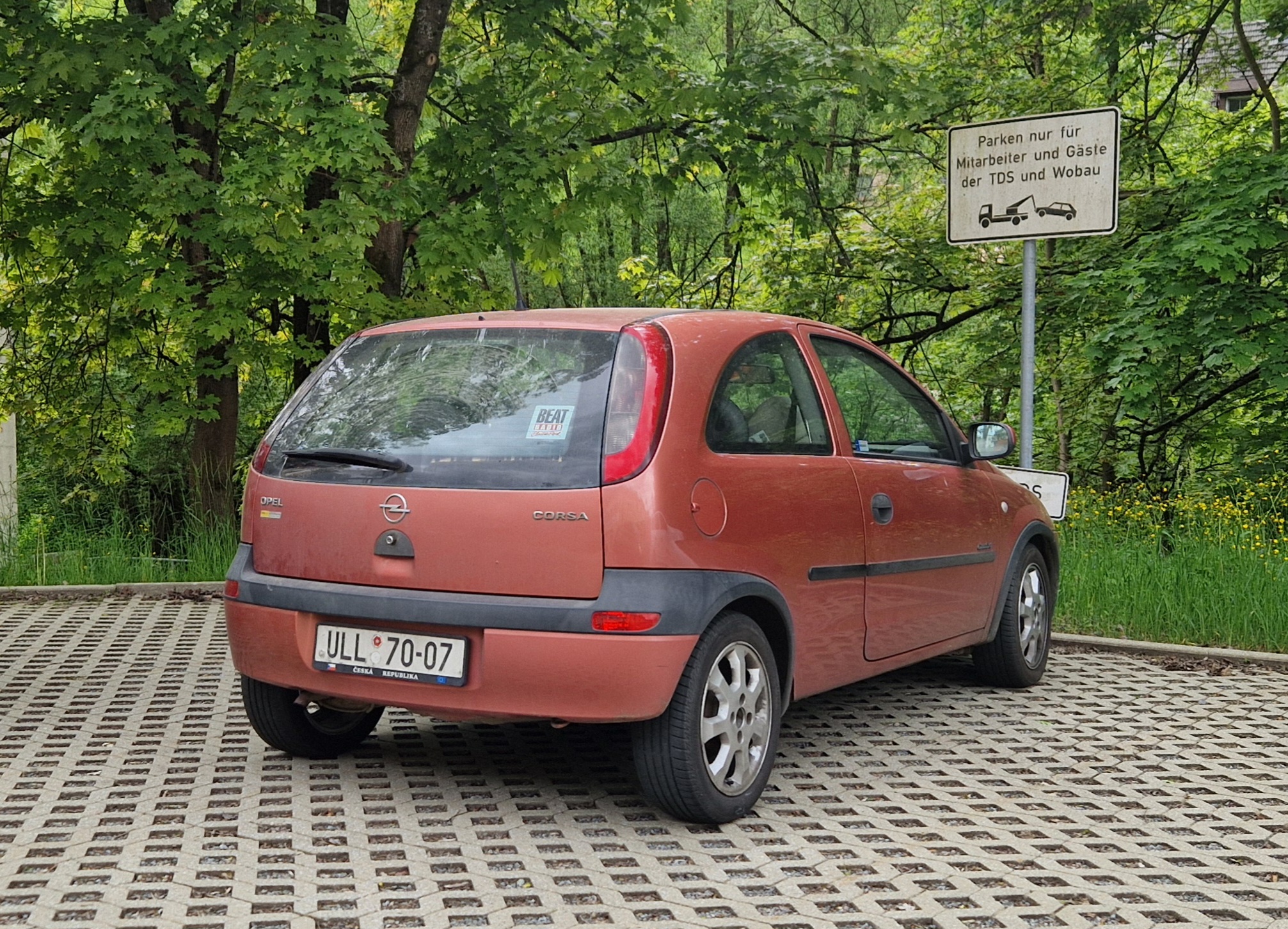 ULL 70-07, Opel Corsa 3rd gen 3-door Hatch (C; X01), 2000–2006
