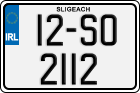 License plate of Ireland, Regular plates