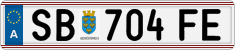 License plate of Austria, Regular plates