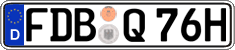 German license plate, Plates for oldtimers (type 