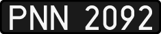 License plates of Poland, 1976 year system