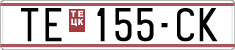 License plate of North Macedonia, Regular plates (1993)