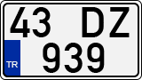 License plate of Turkey, Regular plates