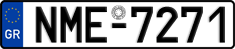 License plate of Greece, Cars