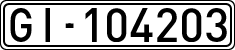 License plates of Spain, 1900 year series