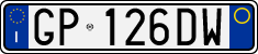 License plate of Italy, Cars (1994 year series)
