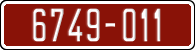 License plate of Morocco, Trailers