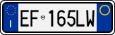 License plate of Italy, Cars (1994 year series)