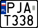 License plates of Poland, Special vehicles and motorcycles