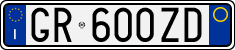 License plate of Italy, Cars (1994 year series)