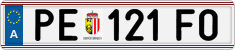 License plate of Austria, Regular plates