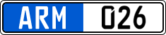 License plate of Armenia, High officials