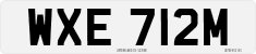 License plate of the United Kingdom, 1963 year system